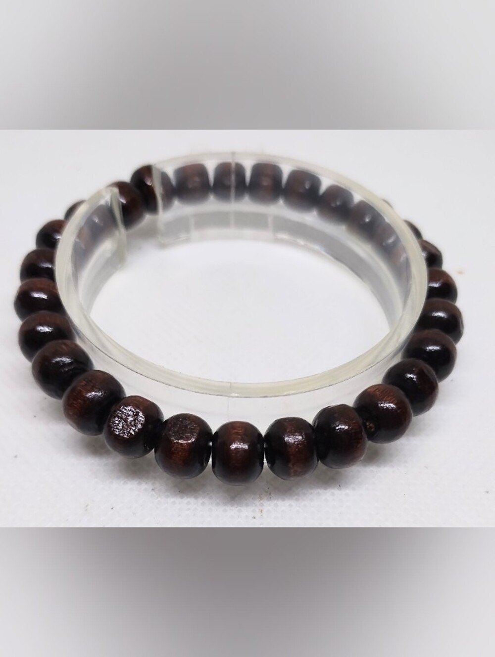 Men's Bracelet Wooden Beaded Beads Brown New Jewelry G30